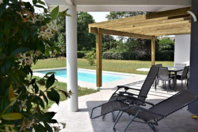 Calm house, swimming pool and garden